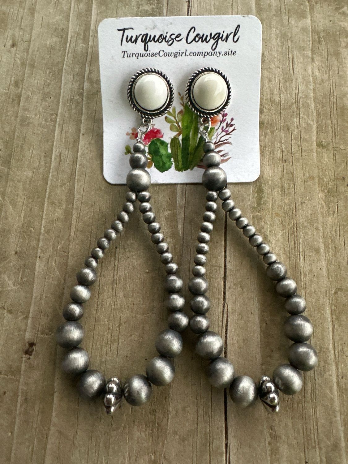 Precious Pearl Hoops