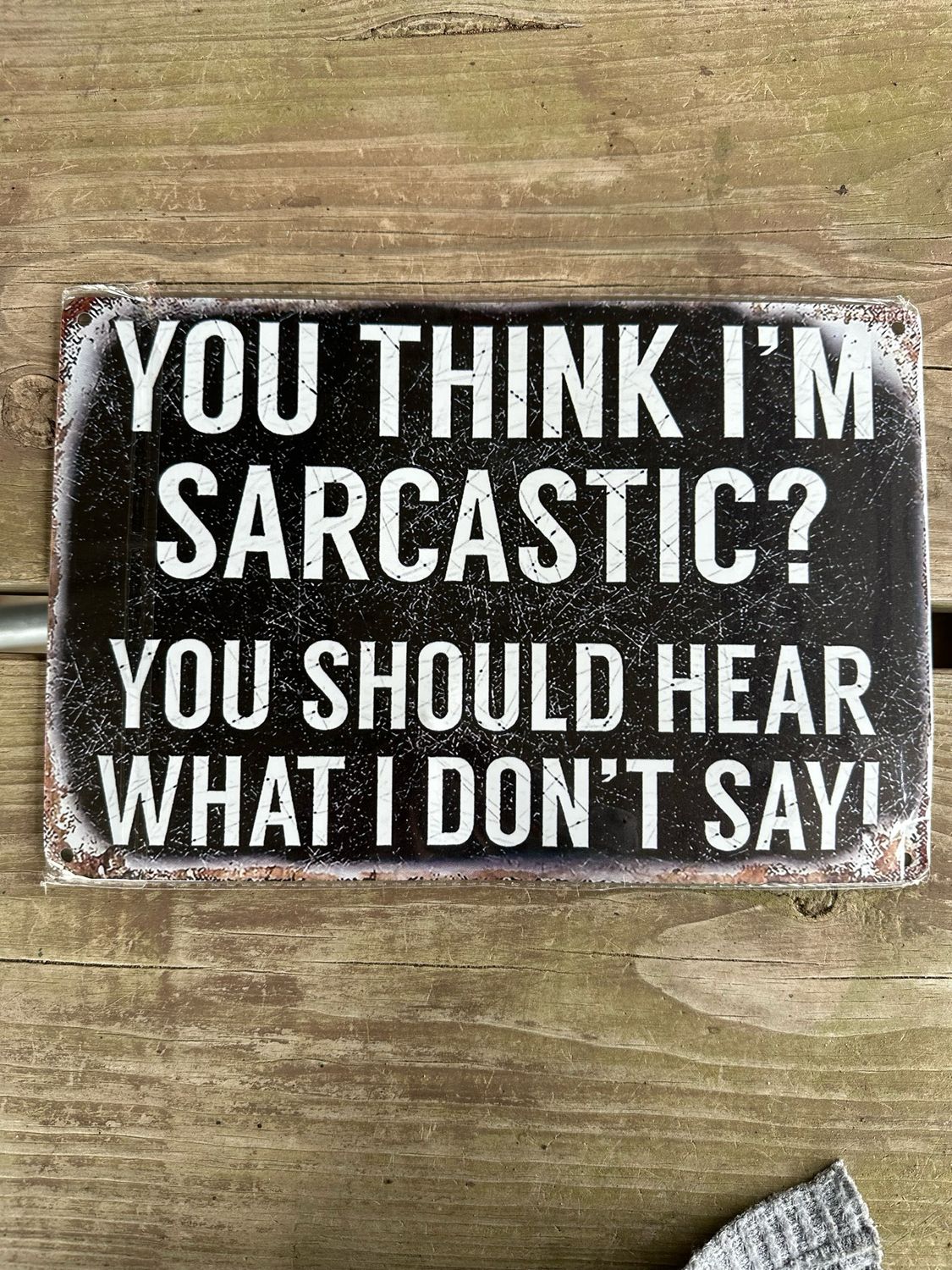 Tin Sign 7