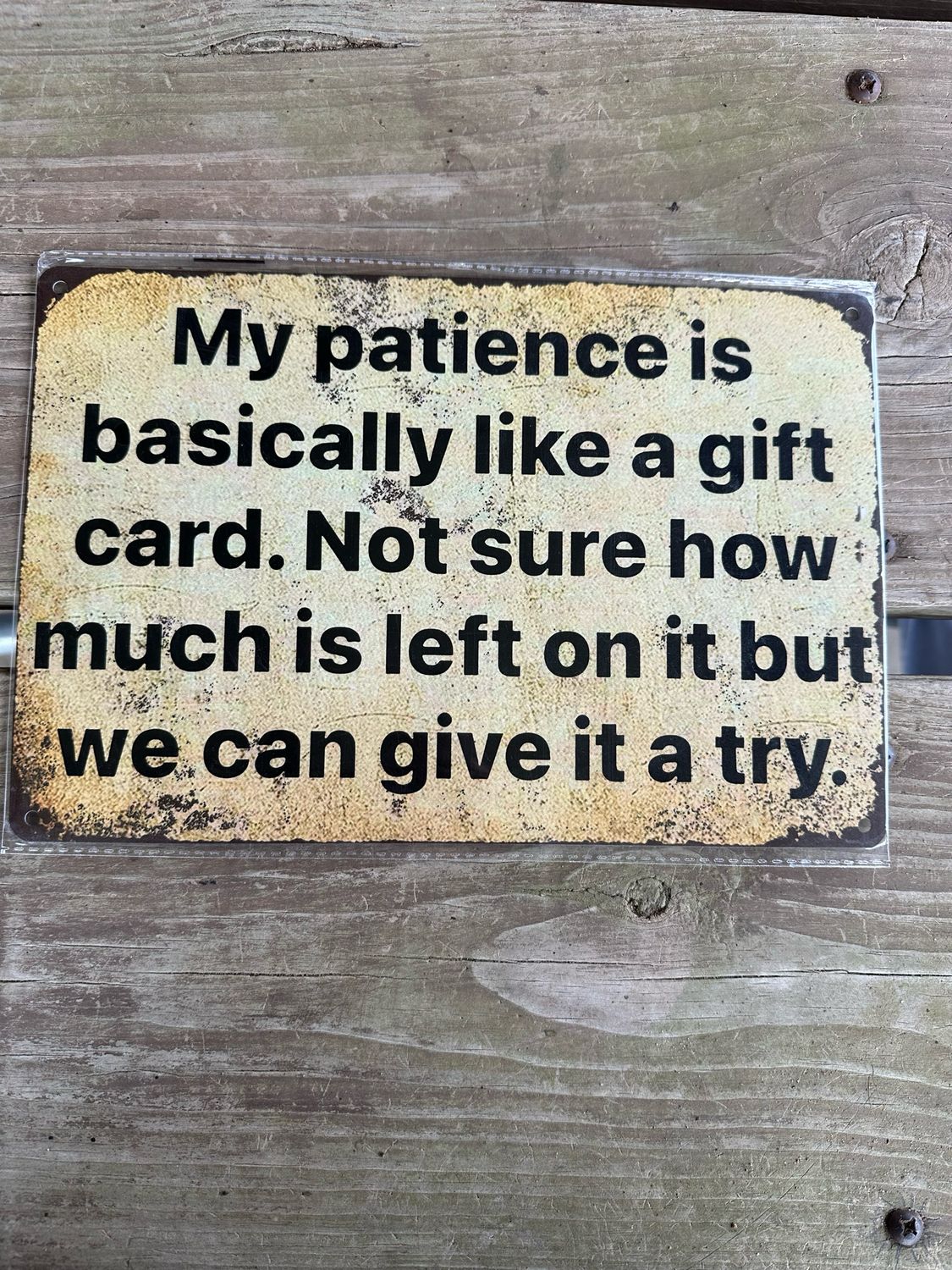 Tin Sign 22