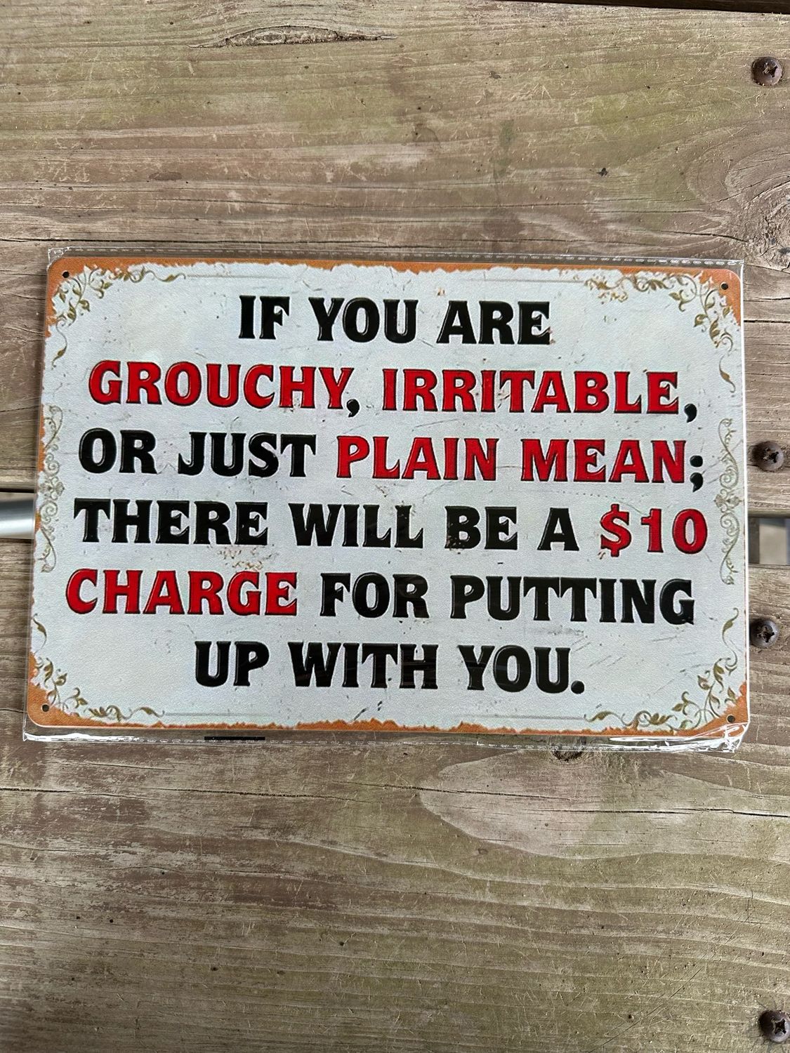 Tin Sign 23