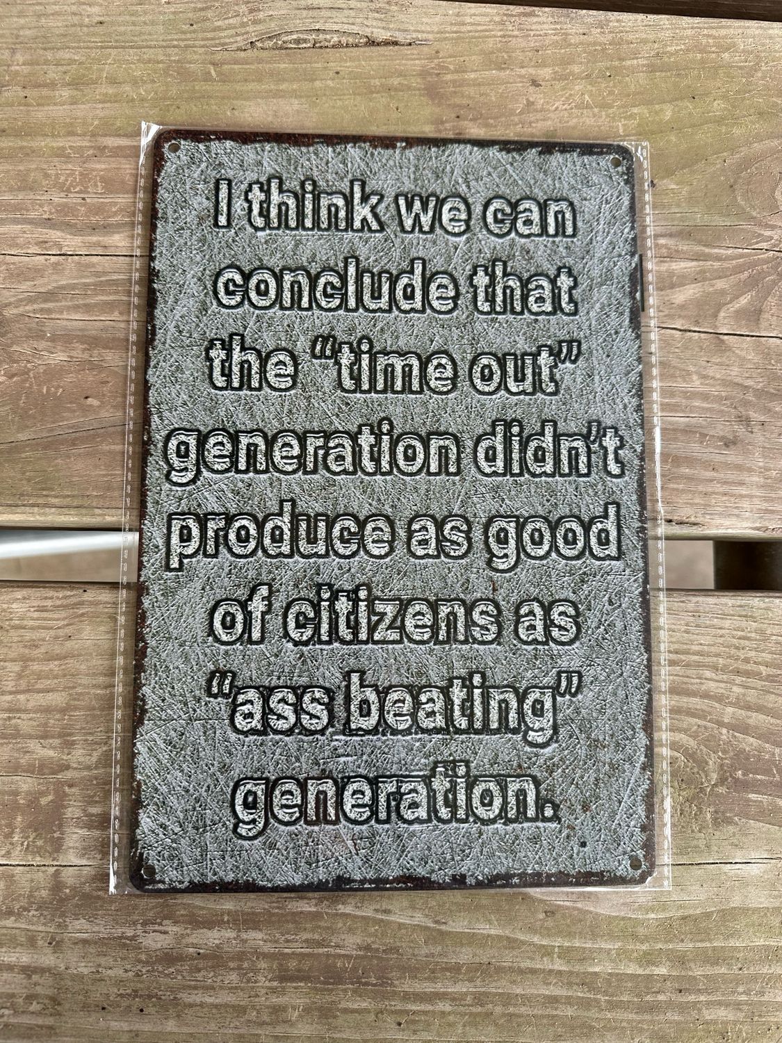 Tin Sign 28