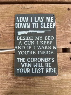 Tin Sign 38