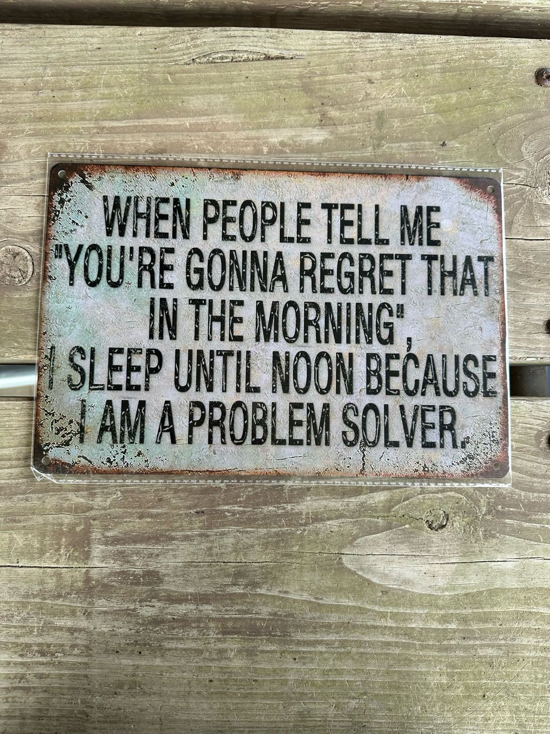 Tin Sign 39