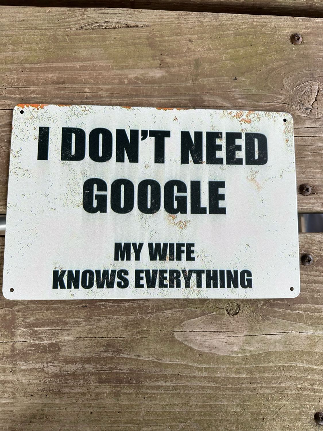 Tin Sign 44