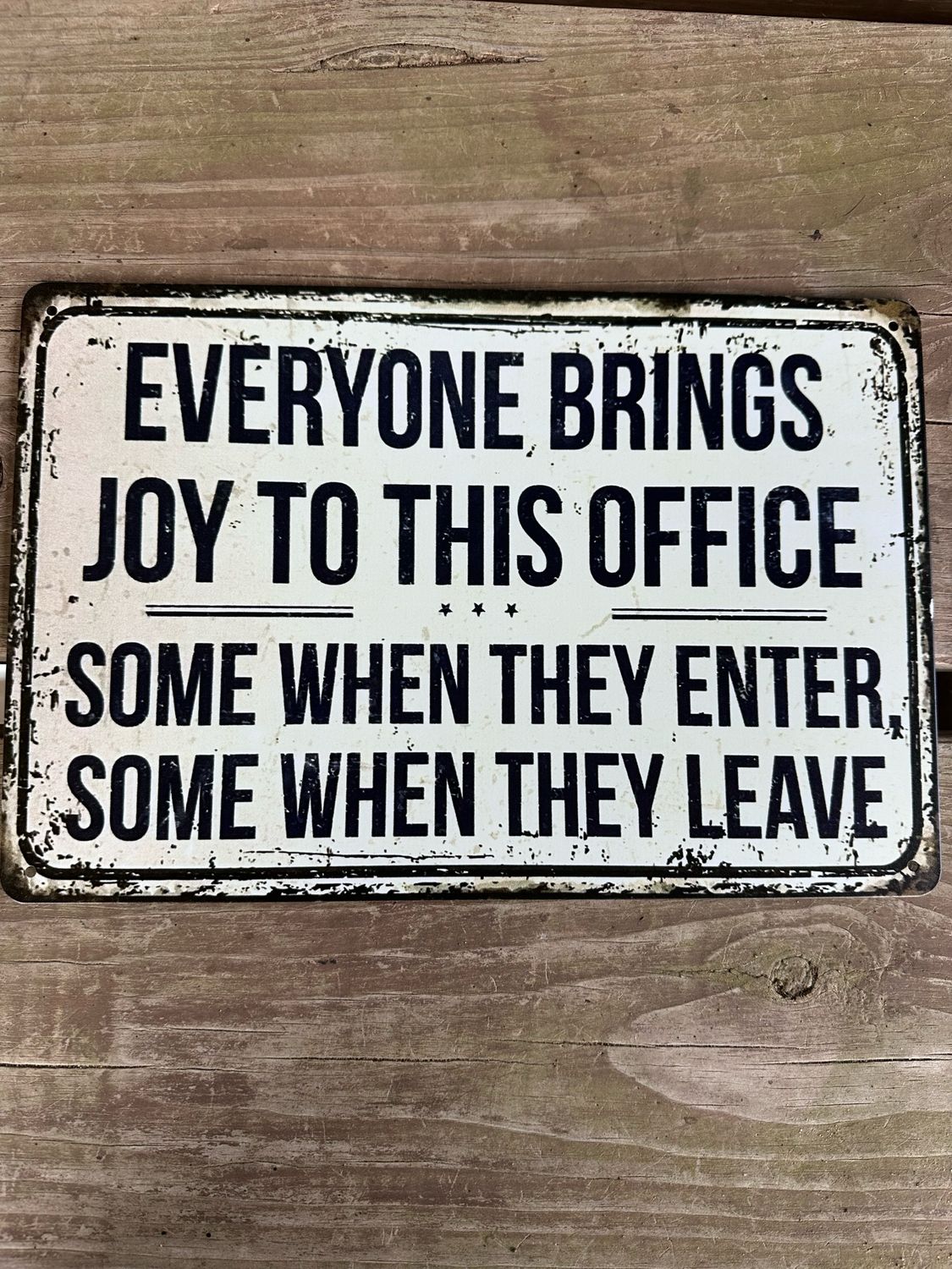 Tin Sign 55