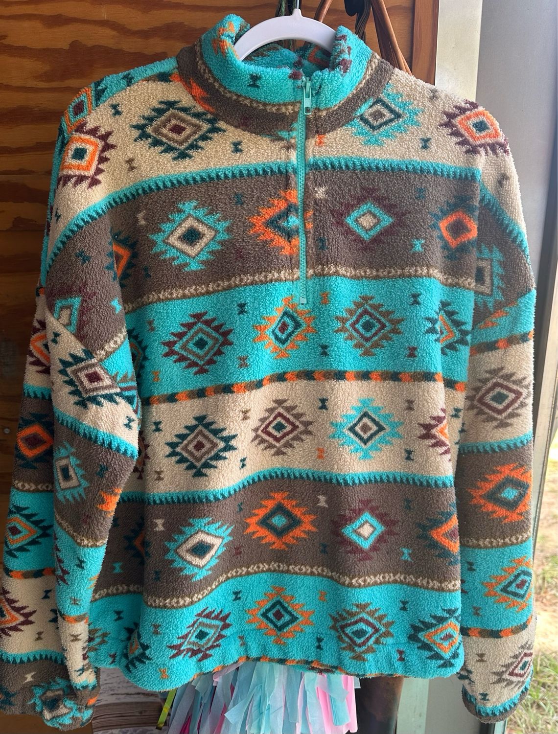 Tribal Plush Pullover