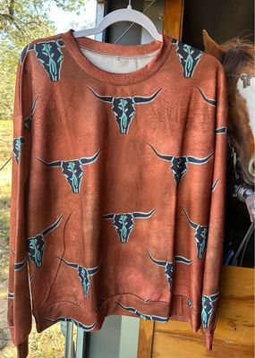 RUSTY LONGHORNS-LG