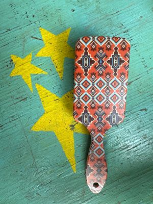 SOUTHWEST ORANGE Paddle Brush