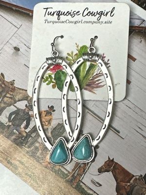 Ranch Hoops (turquoise)