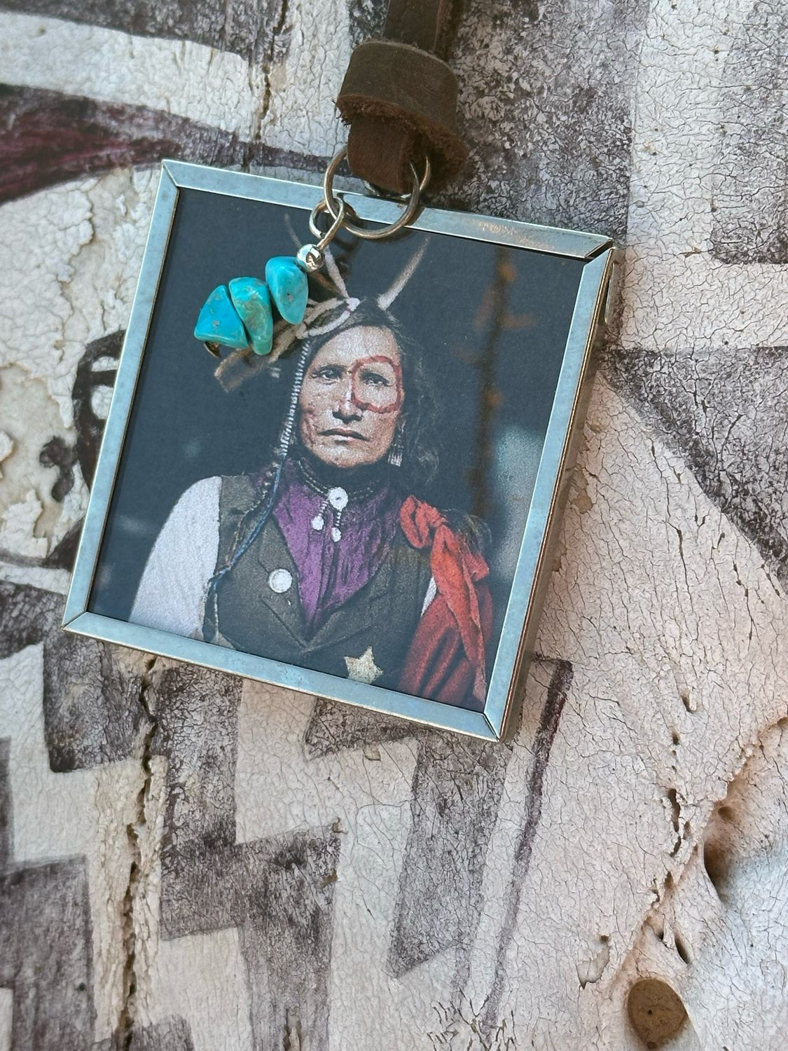 Chief Iron Jacket Framed Glass On Bison Lacing