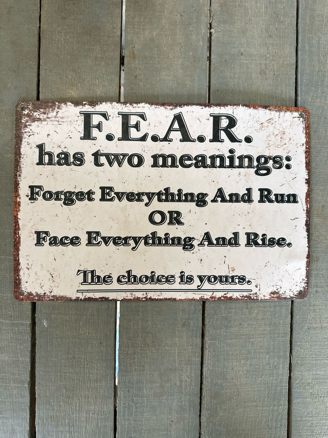 Tin Sign 2