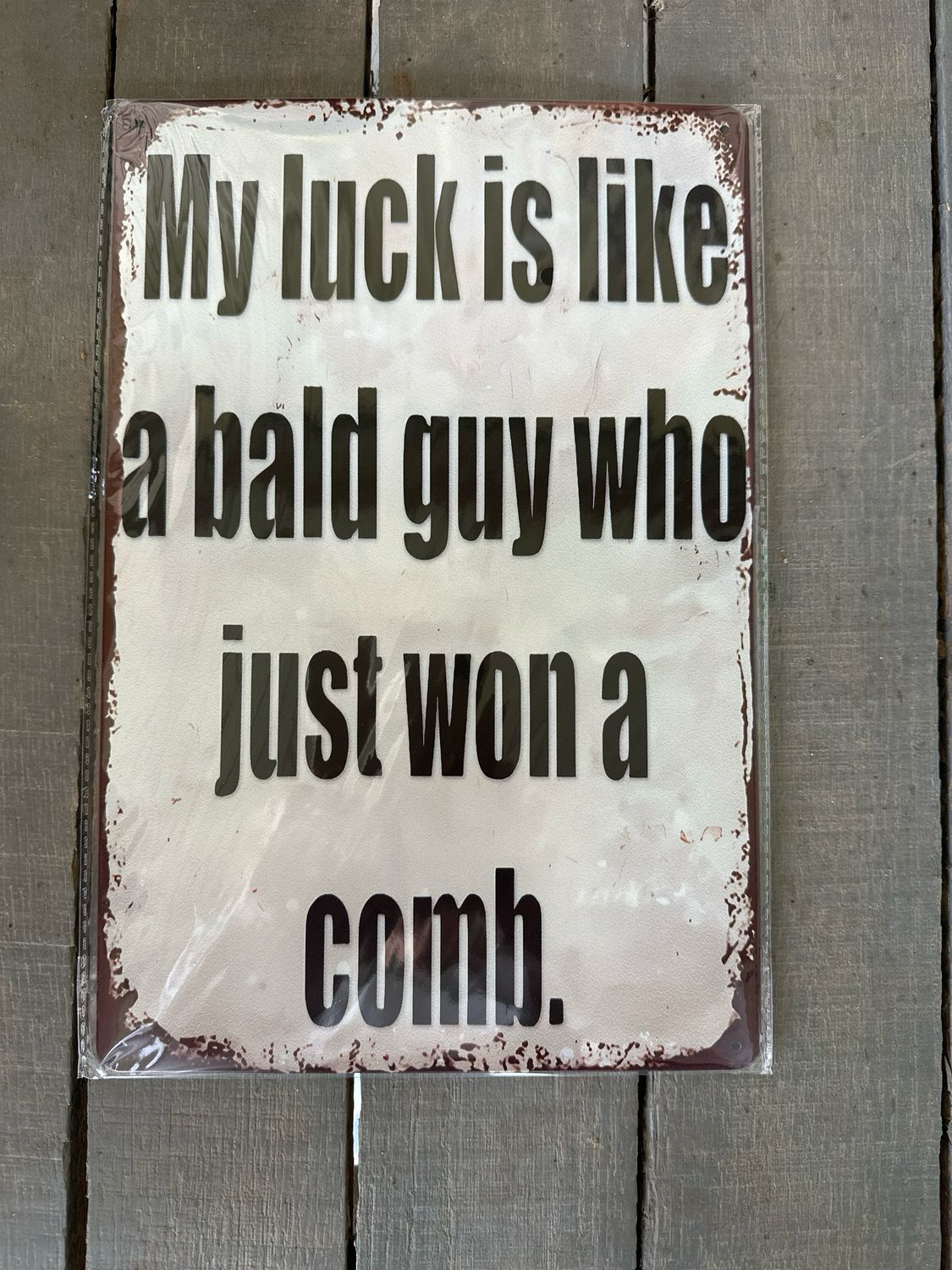 Tin Sign 30