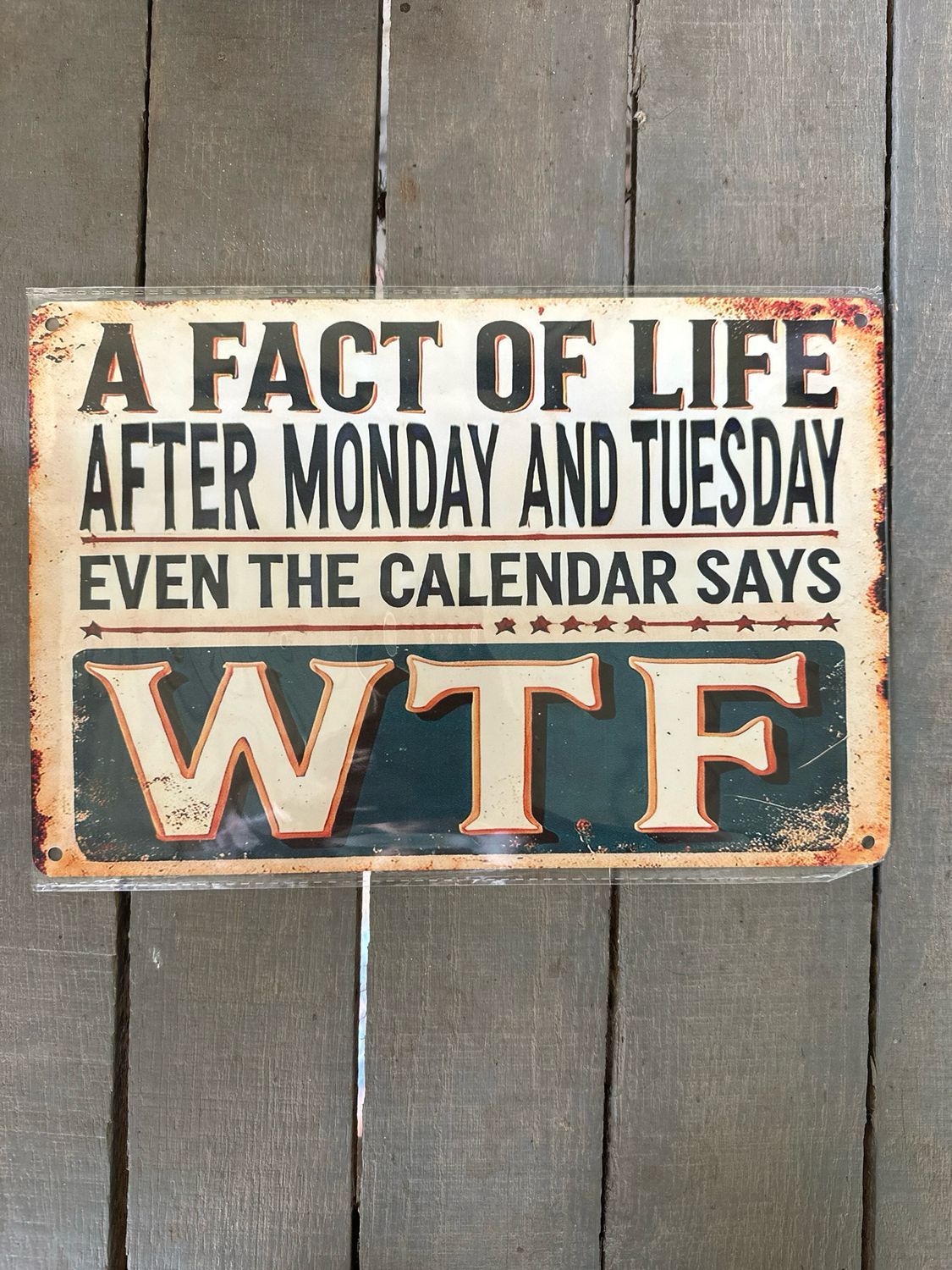 Tin Sign 52