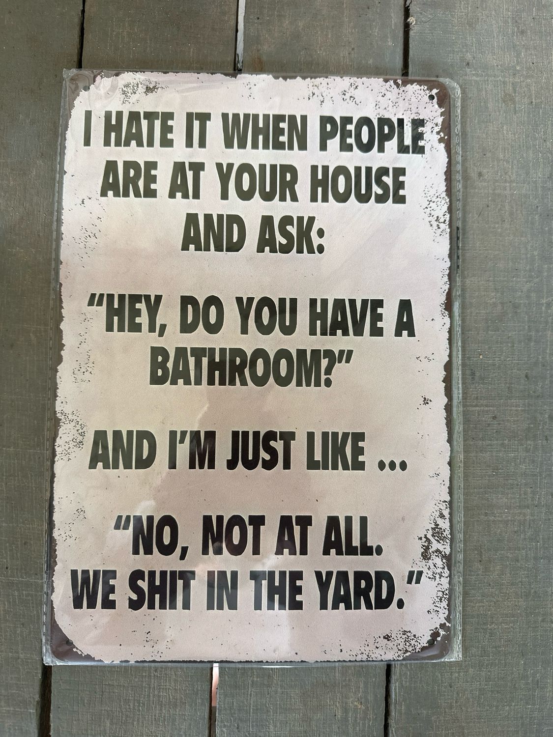 Tin Sign 6
