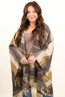 Whispers of the Ancestors Ruana