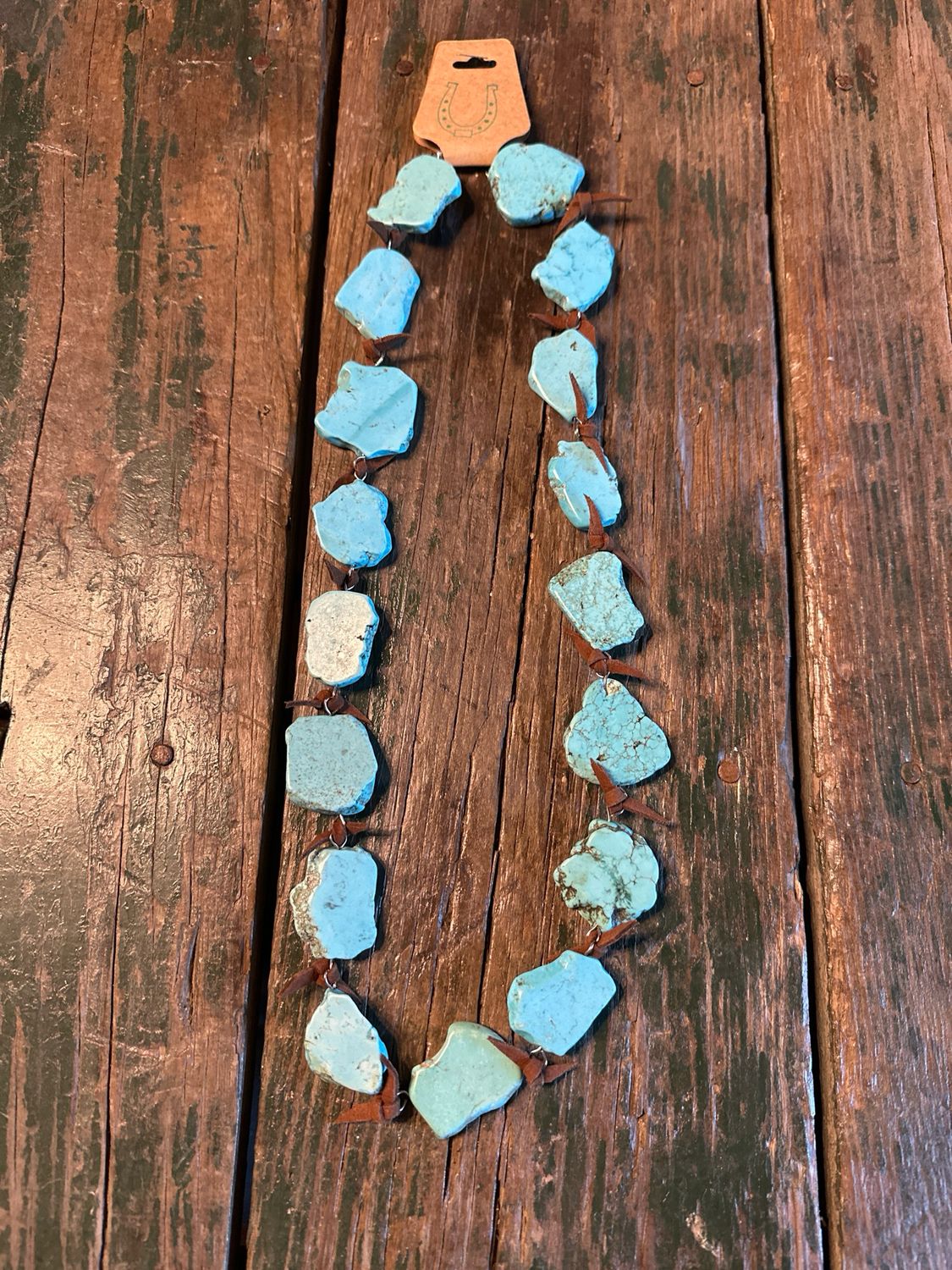 Slab Necklace-Turquoise