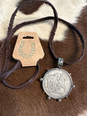 Belgian Hainaut Coin-chocolate bison leather