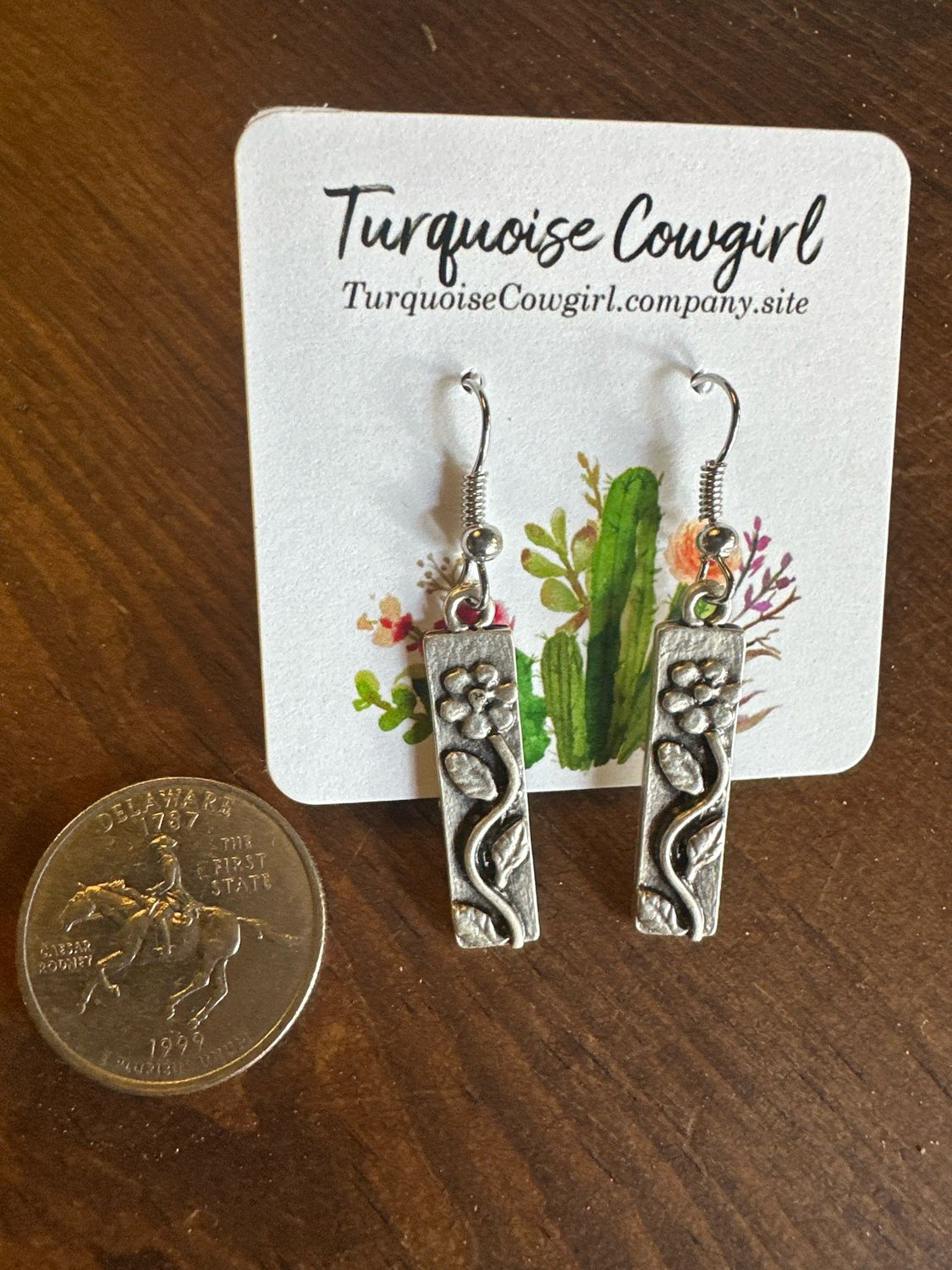 Fancy Floral Dangles