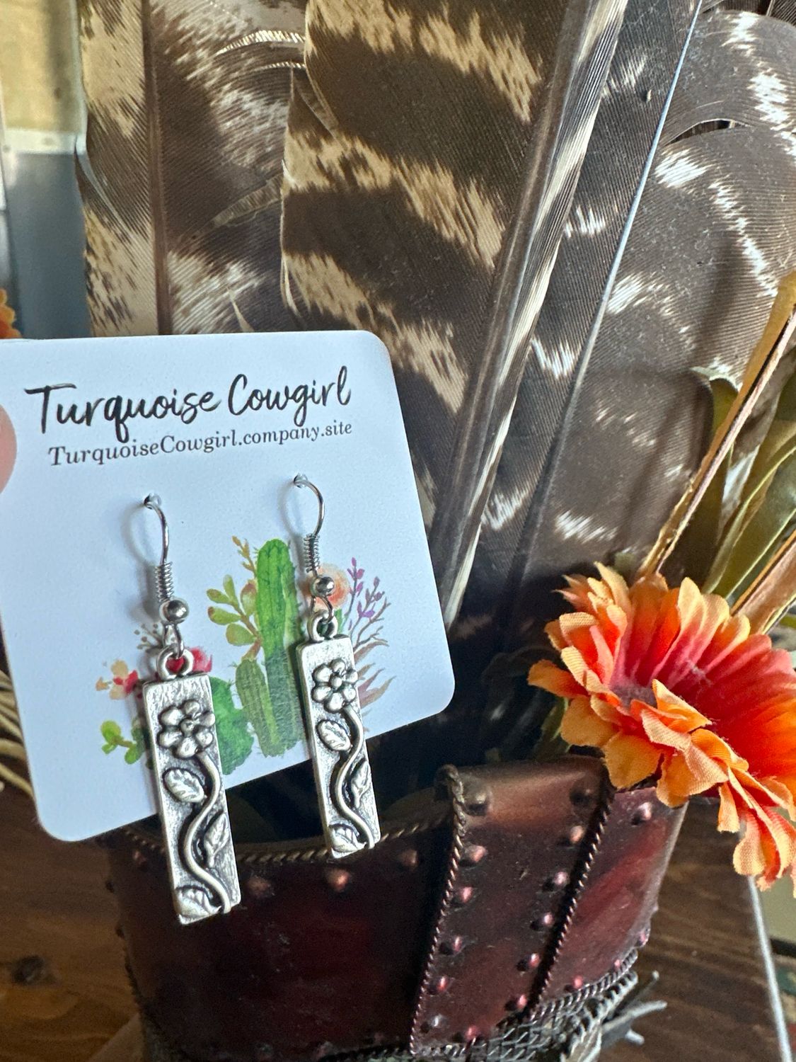 Fancy Floral Dangles