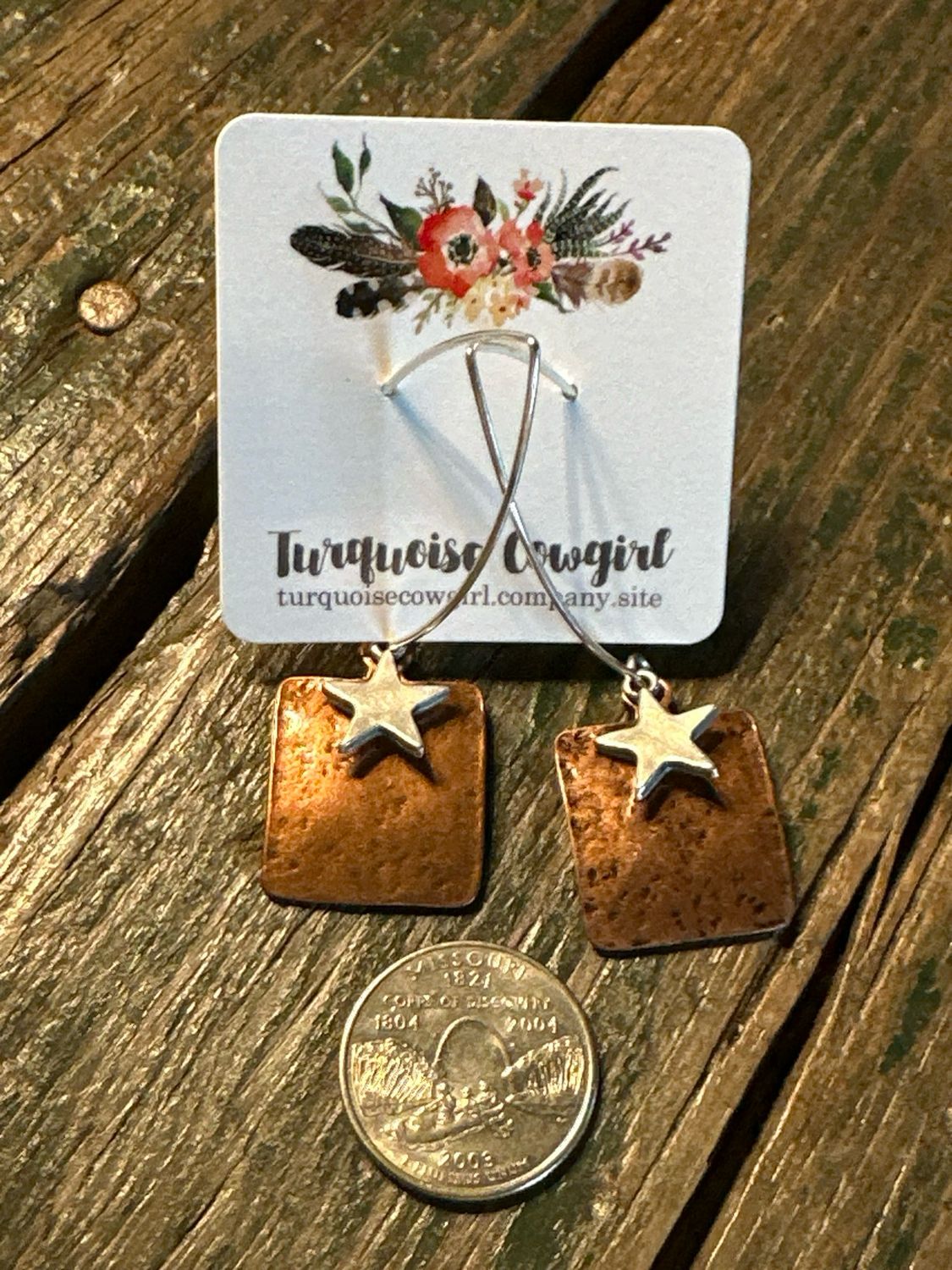 Charm Me Dangles-copper/silver