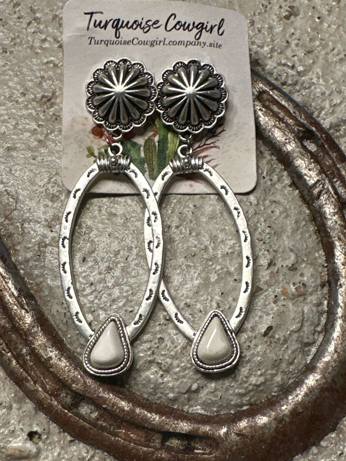 Scagway Winter White Dangles