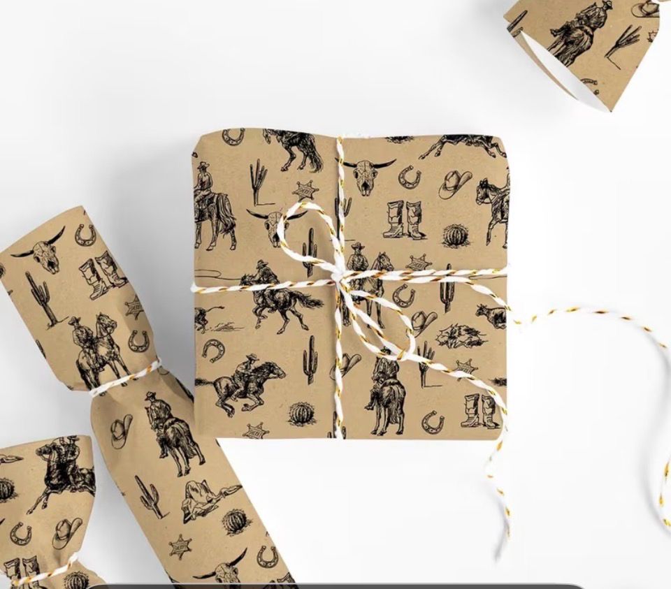Wild West Wrapping Paper