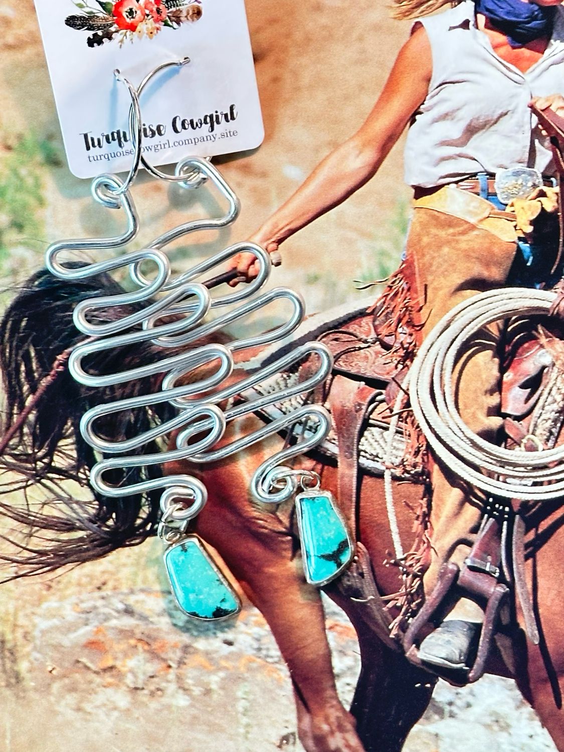 Cowgirl Rope Art Drops