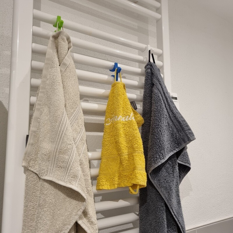 3x REVE HandtuchHaken für Badheizkörper - Universal &quot;NEW GENERATION 2023&quot;