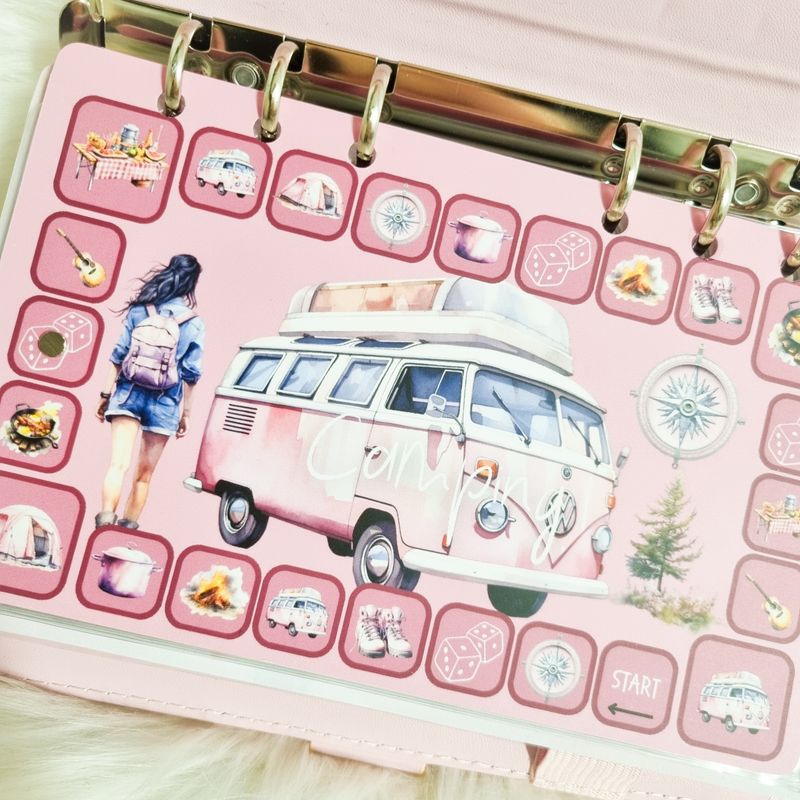 Sparspiel Camping Budget A6 Binder Sparspiel Camping Budget A6 Binder