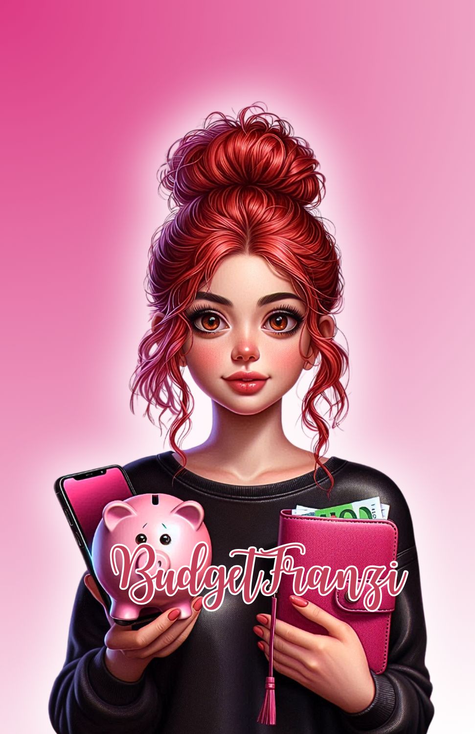 Dashboard Deckblatt Trennblatt Budgetqueen für den A6 Binder gedruckt mit Tracker Budgetieren Umschlagmethode