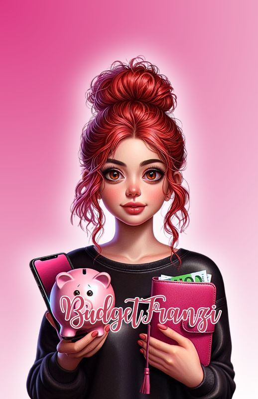 Dashboard Deckblatt Trennblatt Budgetqueen für den A6 Binder gedruckt mit Tracker Budgetieren Umschlagmethode