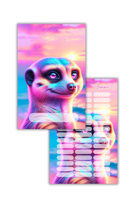 Dashboard Deckblatt Trennblatt Irenchen für den A6 Binder gedruckt mit Tracker Budgetieren Umschlagmethode