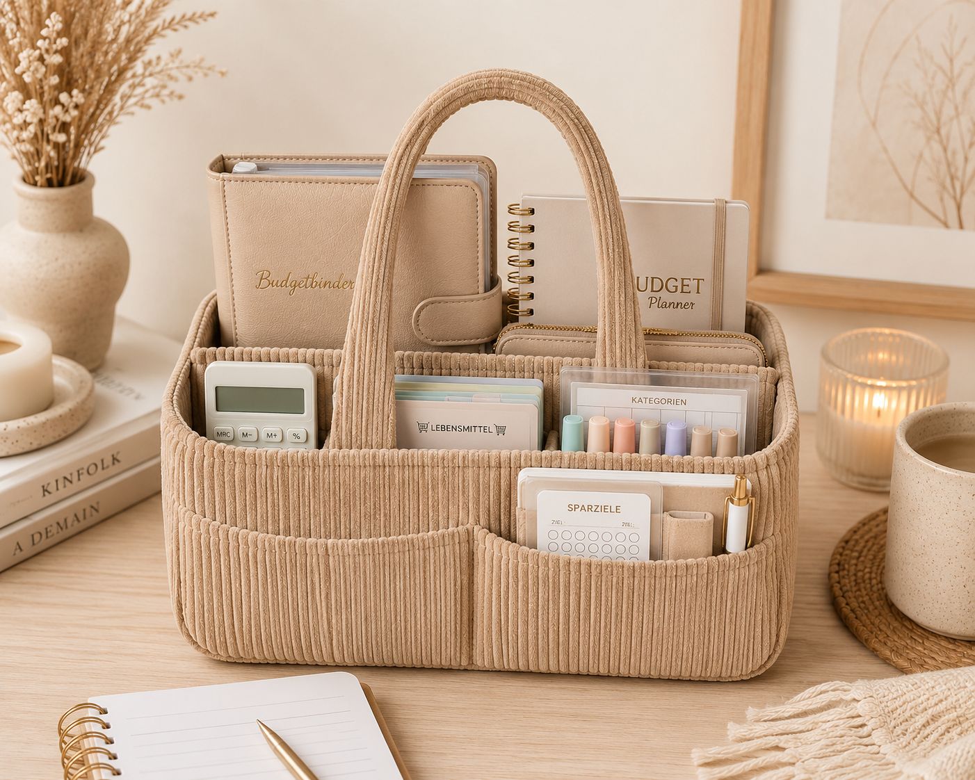 Budgeting Tasche beige Organizer Budget Franzi Budgeting Tasche beige Organizer Budget Franzi