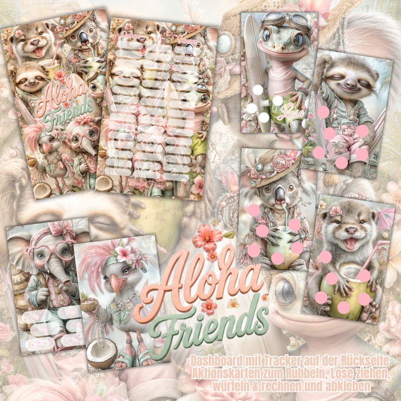Sparspiel Aloha Friends Budget Sparspiel A6 Binder