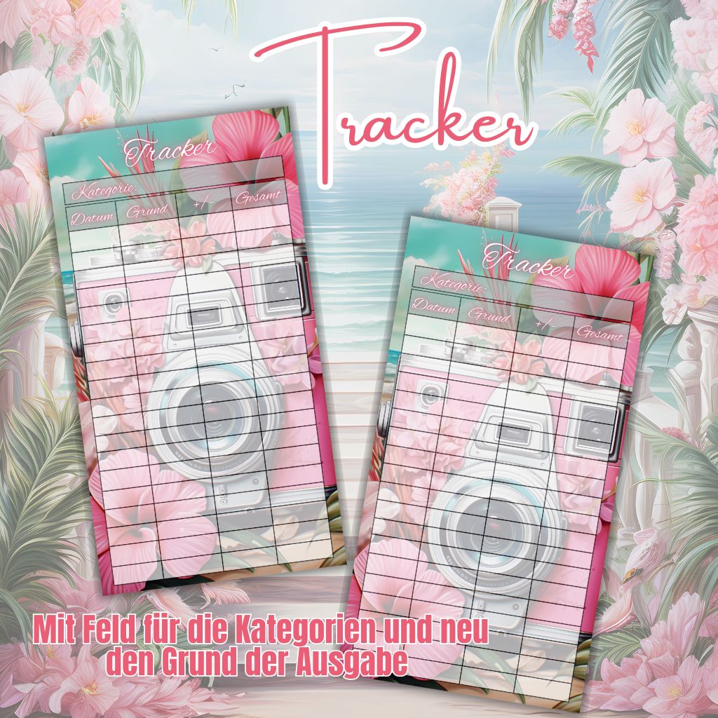 10er Set Kamera Budget Tracker A6 Binder beidseitig bedruckt und matt foliert Umschlagmethode 10er Set Kamera Budget Tracker A6 Binder beidseitig bedruckt und matt foliert Umschlagmethode