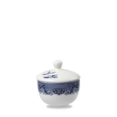 Azucarera/Cremera porcelana estilos Vintage c/tapa