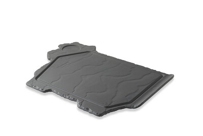 Plato porcelana negra p/Carnes