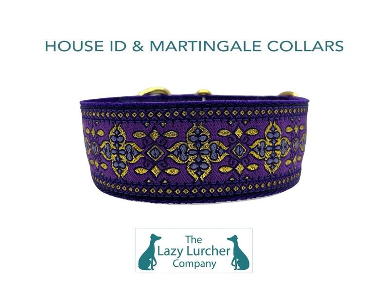 Zante Purple House ID Collar, Size 11-13"