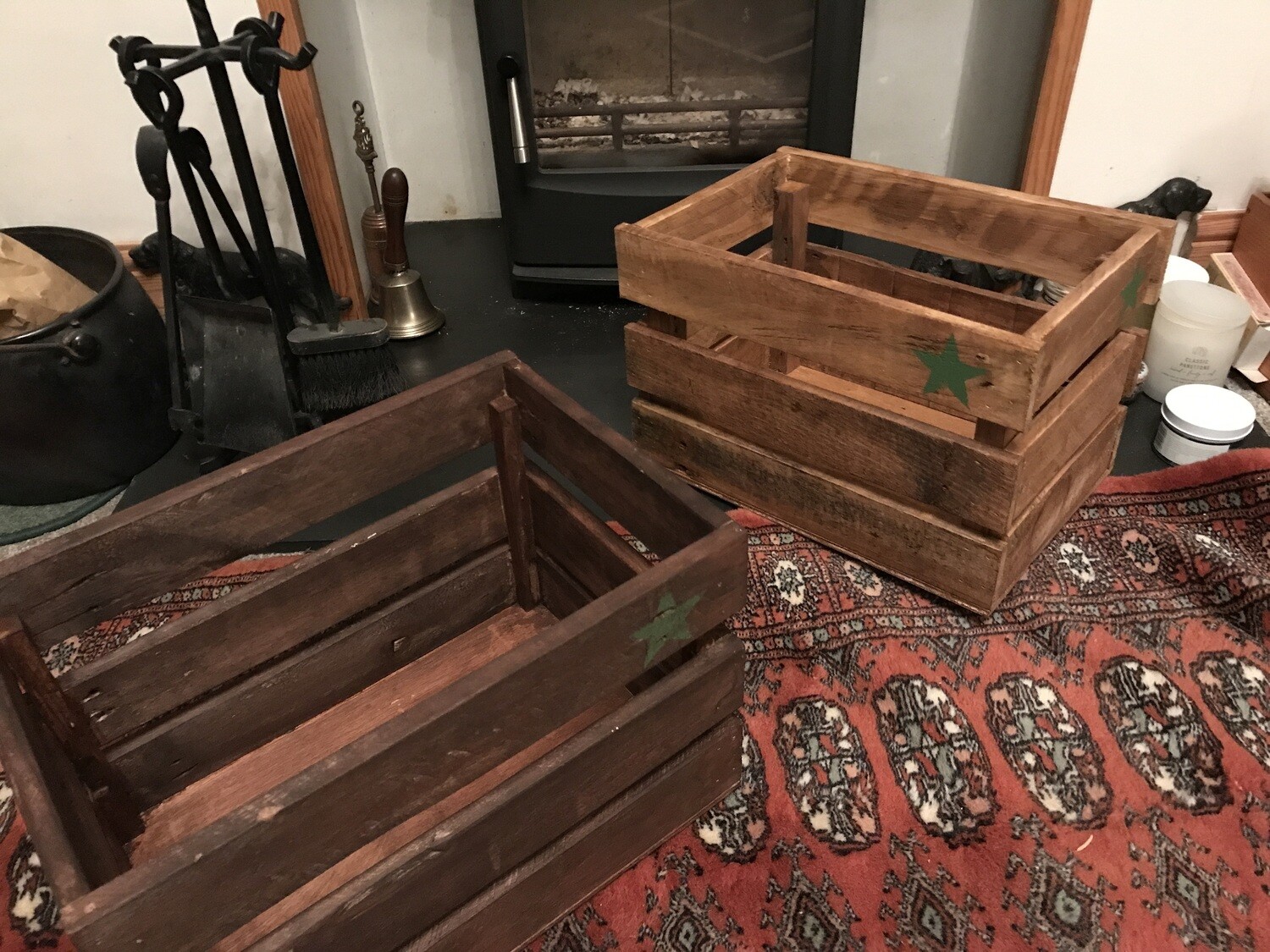 Wooden crates