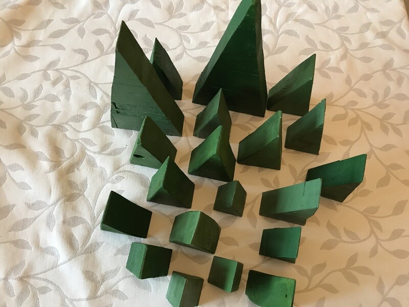 Wooden trees