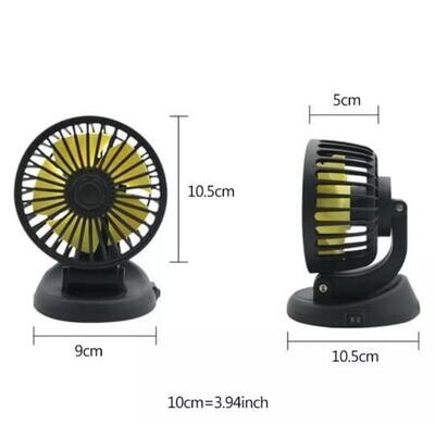 Mini Fan for Battery Portable Fan with Flexible Bases Usb Powered Fan Adjustable 2 Speeds Golden and Sliver Mini Fan J60F