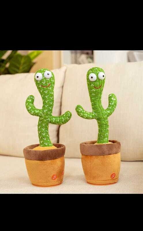 2021 HOT Kawaii Talking Toy Dancing Cactus Voice Doll Speak Talk Sound Record Repeat Toy Cactus Toys Children Kids Toy Gift