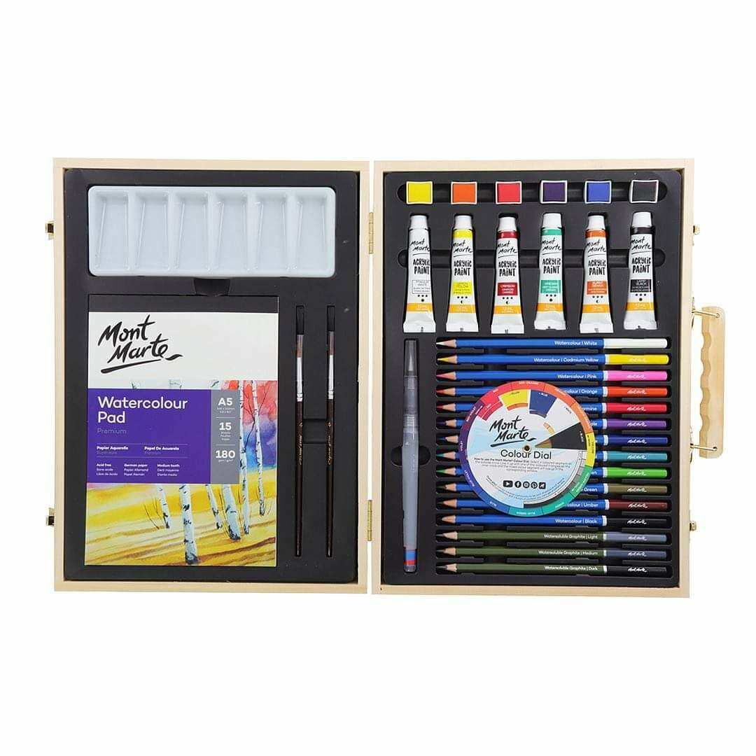 Beginners Watercolor Box 33pc