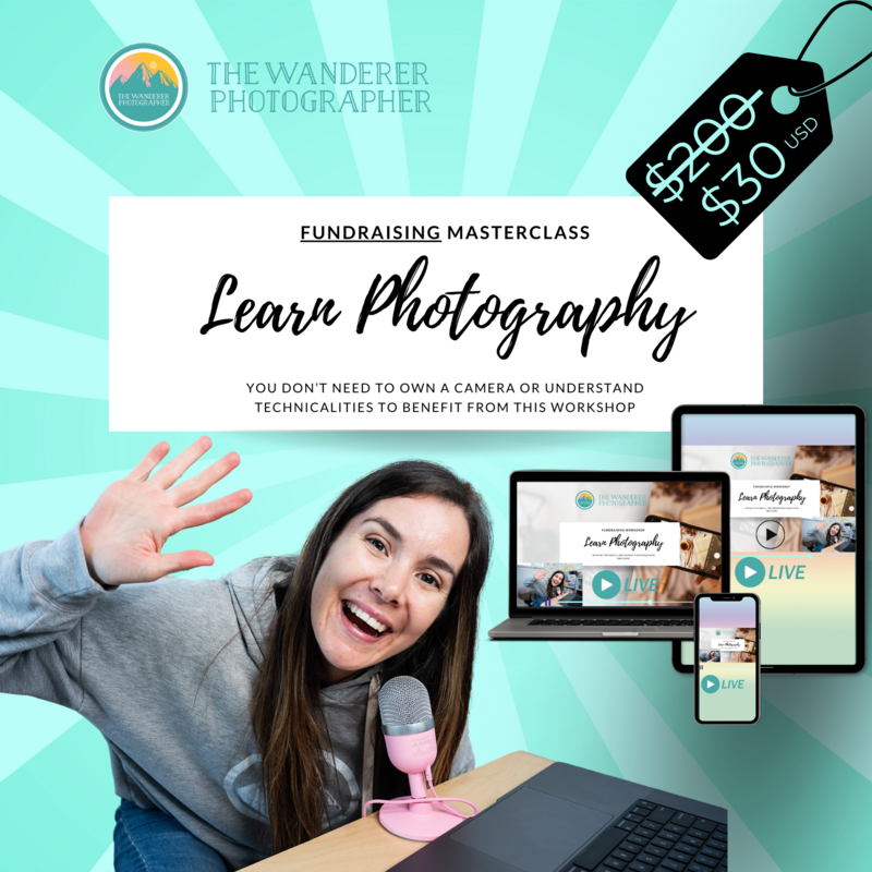 Learn Photography Masterclass (Fundraising)