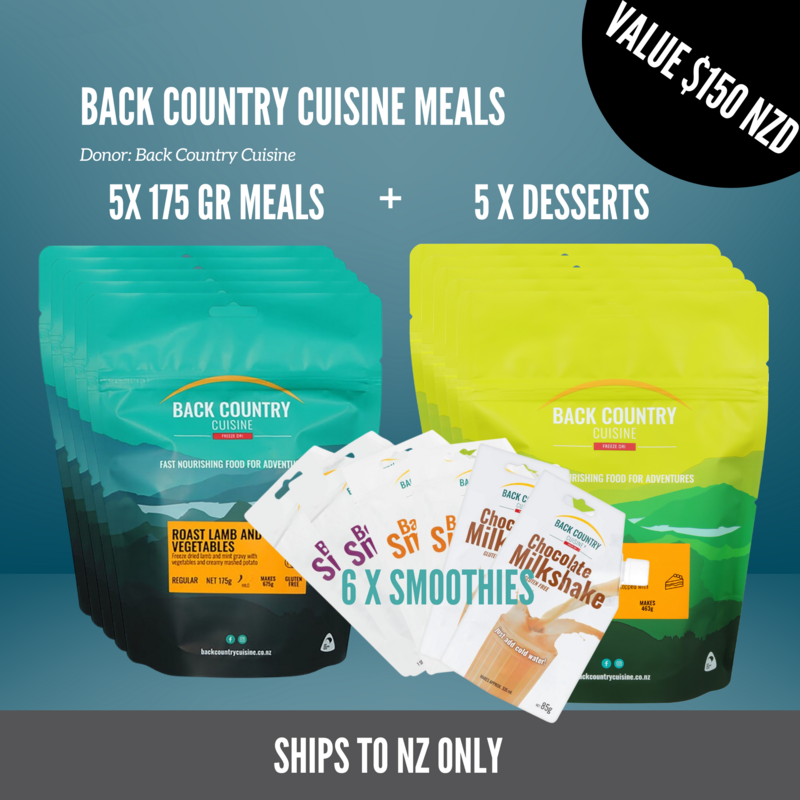 Back Country Cuisine Bundle | 5 meals, 5 desserts and 6 smoothies (Total Value of $150 NZD) | NZ Only