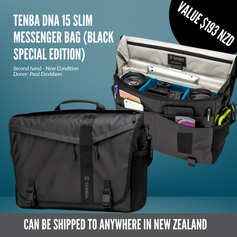 Tenba DNA 15 Slim Messenger Bag (Black Special Edition) | Second hand, new condition (Value of $192 NZD) | NZ Only