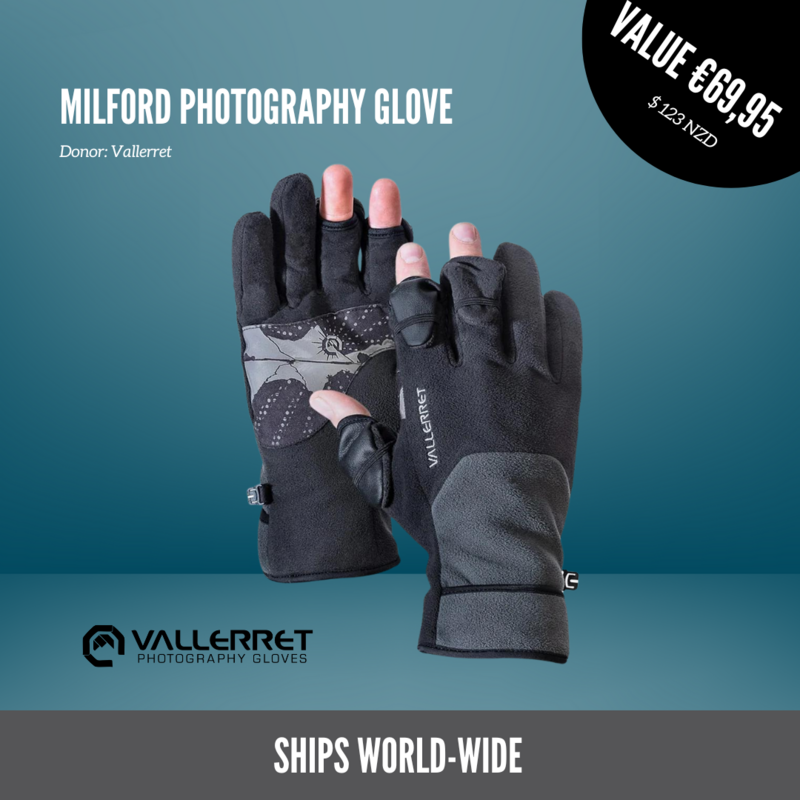 Milford Photography Glove (Value of €69,95, $123 NZD) | Ships Worldwide