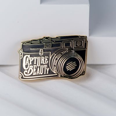 Capture Beauty Camera Pin | Copper