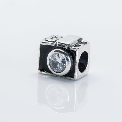 925 Sterling Silver Camera Charm