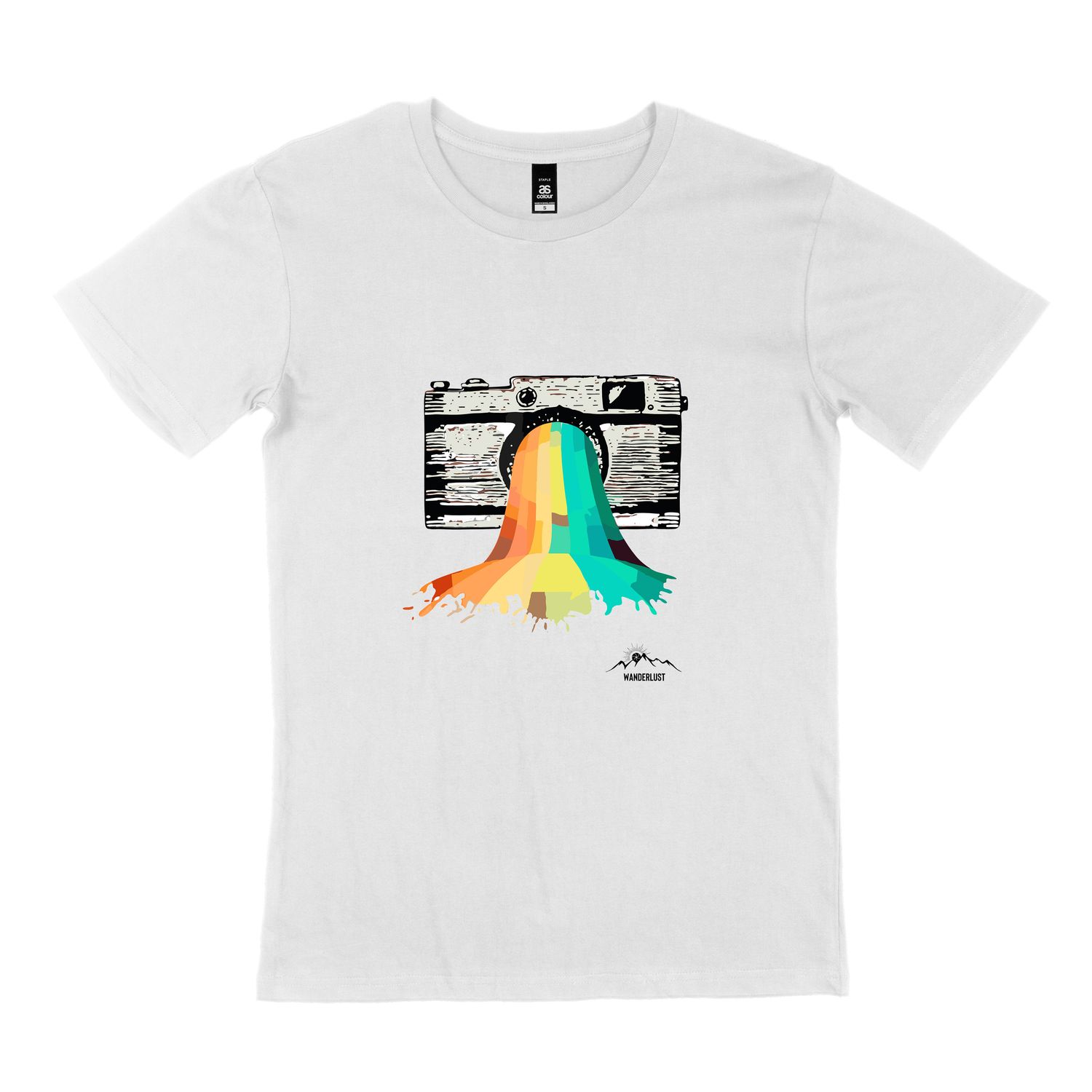 Rainbow Camera | Men&#39;s AS Colour Staple Tee